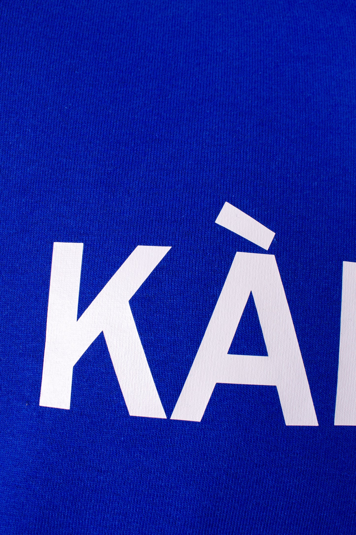 Kàrabyn logo shirt Blue