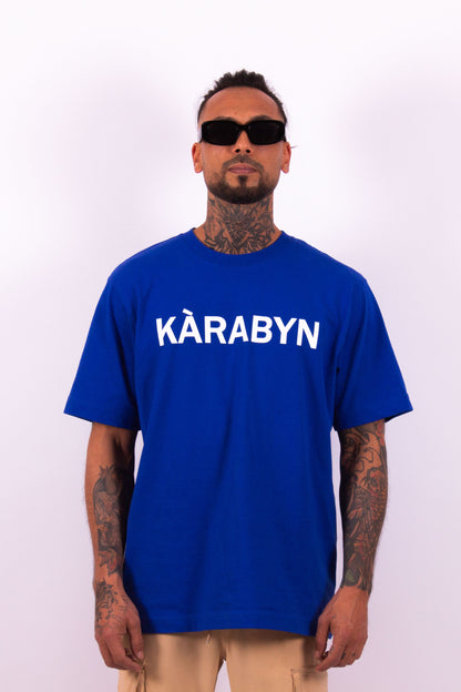 Kàrabyn logo shirt Blue